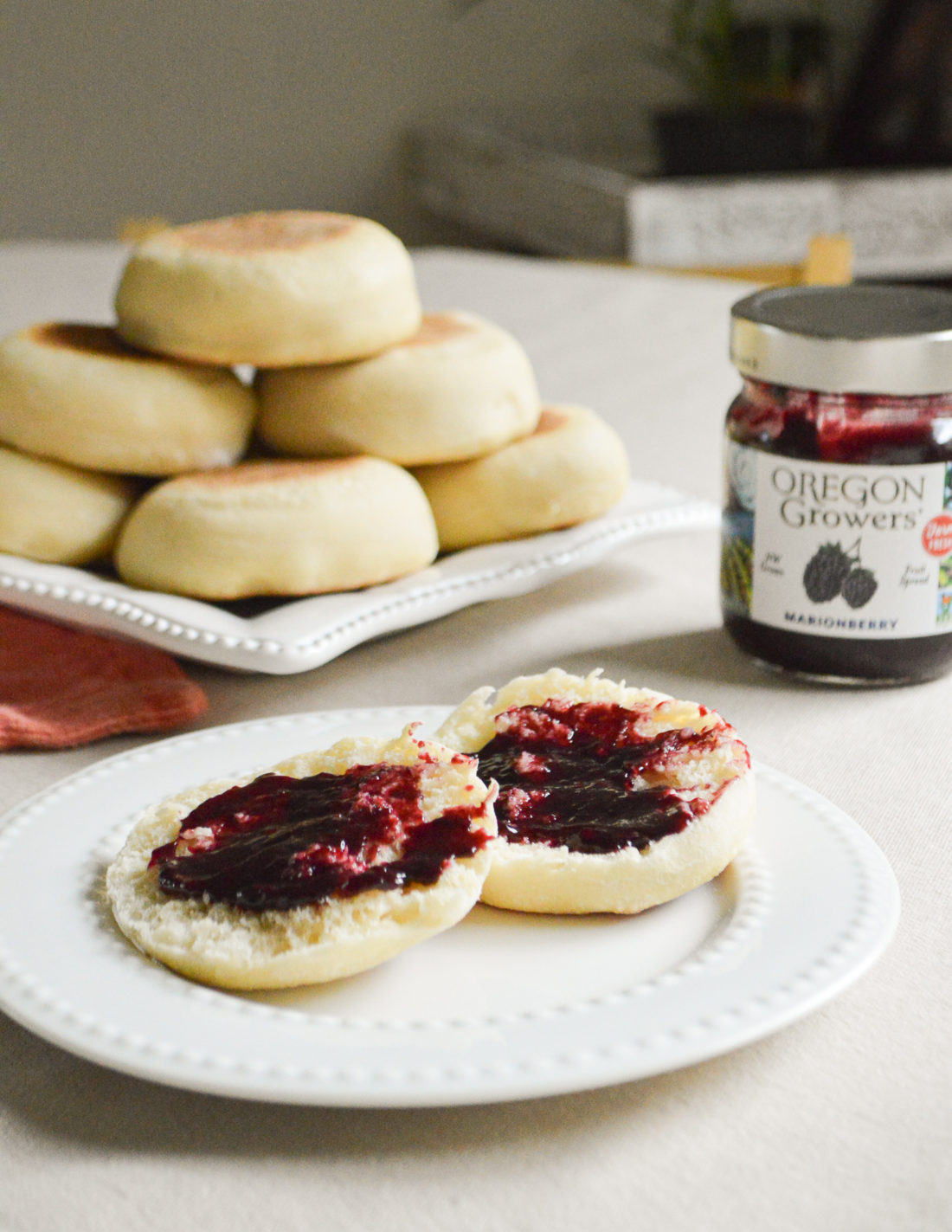 vegan-english-muffins-homemade-from-scratch-on-the-trip-side